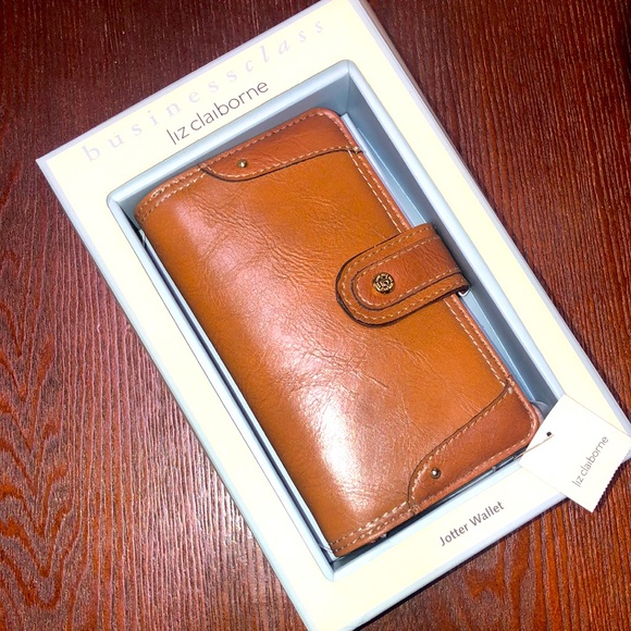 Liz Claiborne Vintage Jotter Wallet - Picture 1 of 6